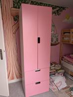 Roze/Witte Kinderkast met Lades, Kinderen en Baby's, Kinderkamer | Commodes en Kasten, Ophalen of Verzenden