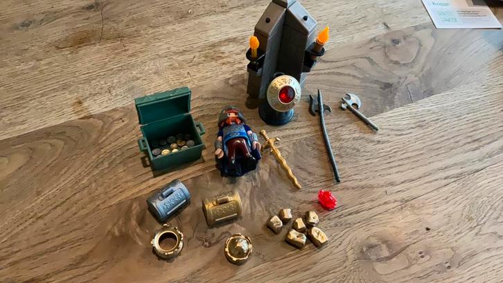 Playmobil knigts: Bewaker van de koningsschat – 6160, Kinderen en Baby's, Speelgoed | Playmobil, Zo goed als nieuw, Complete set
