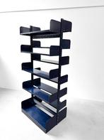 Lips Vago "Congresso boekenkast staalblauw, '60, Met plank(en), Gebruikt, 200 cm of meer, Mid-century