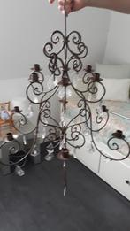 Prachtige solide vintage kroonluchter 70 X 70 cm, Ophalen, Zo goed als nieuw, Metaal