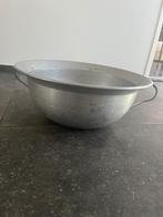 Vintage zinken schalen / bakken met handvat, Huis en Inrichting, Woonaccessoires | Schalen en Manden, Overige materialen, Gebruikt