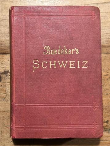 Baedeker's Schweiz  1899 beschikbaar voor biedingen