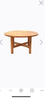 IKEA Massief Houten Ronde Eettafel 130cm Verstelbaar, Huis en Inrichting, Tafels | Eettafels, Gebruikt, Rond, Ophalen of Verzenden