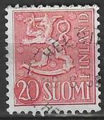 Finland 1954/1958 - Yvert 414A - Leeuw (ST), Postzegels en Munten, Postzegels | Europa | Scandinavië, Denemarken, Ophalen, Gestempeld