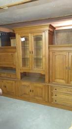Blank eiken wandkast, Huis en Inrichting, Ophalen, Zo goed als nieuw, Minder dan 100 cm, Kersenhout