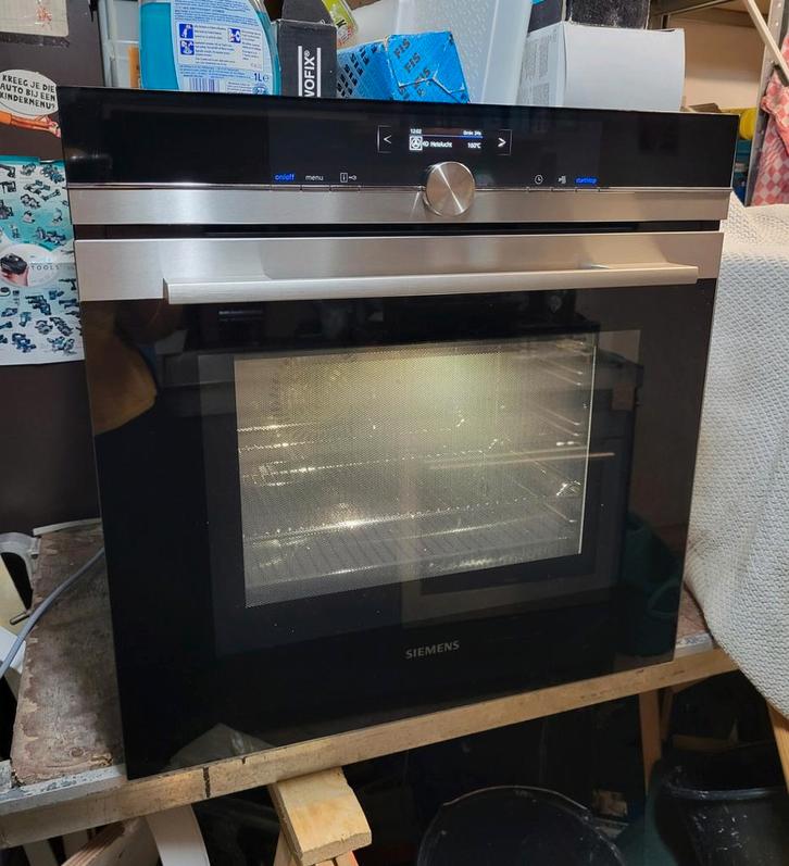 Keurige, 2 jaar oude combimagnetron van Siemens (60 x 60), Witgoed en Apparatuur, Magnetrons, Zo goed als nieuw, Inbouw, Combimagnetron