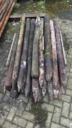 Weidepalen, 19 stuks, 10cm dik - 180cm, Tuin en Terras, Palen, Balken en Planken, Ophalen, Gebruikt, Minder dan 180 cm, Palen