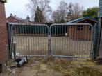 2 gebruikte hekken, Tuin en Terras, Ophalen, Gebruikt, IJzer