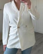 H&M double breasted witte blazer met zakken en knoopsluiting, H&M, Wit, Ophalen of Verzenden, Zo goed als nieuw