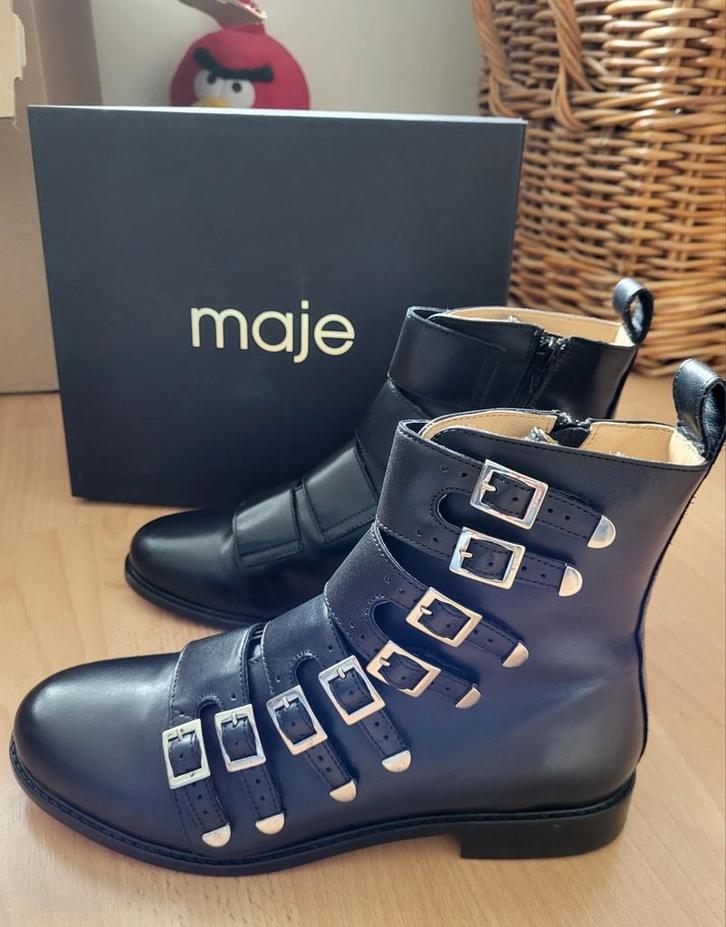 Maje enkel laarsjes maat 40 NIEUW Lonneke Nooteboom, Kleding | Dames, Schoenen, Nieuw, Lage of Enkellaarzen, Zwart, Ophalen of Verzenden