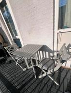 Ikea Bondholmen grijze tuinset - tafel en 2 stoelen, 2 zitplaatsen, Eettafel, Ophalen of Verzenden, Zo goed als nieuw