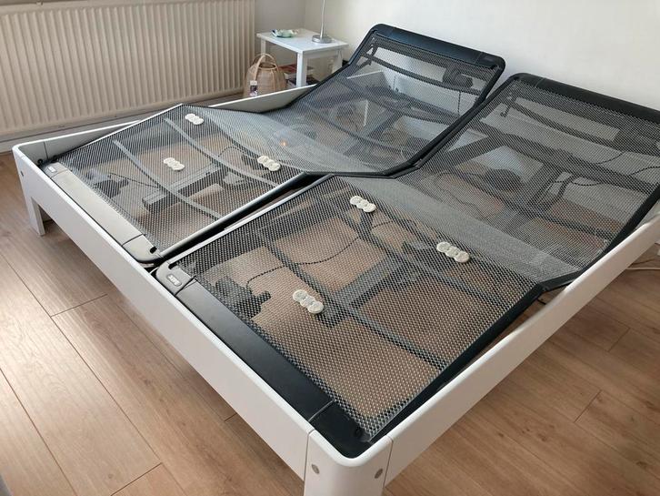 Auping auronde 180 /210 elektisch verstelbare bedbodems, Huis en Inrichting, Slaapkamer | Matrassen en Bedbodems, Gebruikt, 180 cm