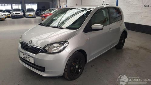 Skoda Citigo 1.0 12V G-TEC 999CC 50KW 68PK (bj 2013), Auto diversen, Schadeauto's, Benzine, Hatchback, Zilver of Grijs