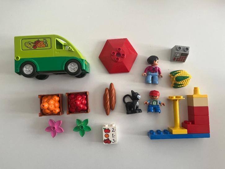 Duplo Marktkraam 5683, Kinderen en Baby's, Speelgoed | Duplo en Lego, Zo goed als nieuw, Duplo, Complete set, Ophalen of Verzenden