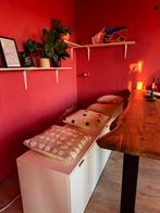 2 bank kasten, Ophalen, Kunststof, 150 tot 200 cm, Zo goed als nieuw