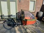 Bakfiets NL cargobike long, Gebruikt, Huif, 3 kinderen, Ophalen