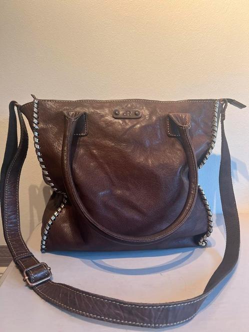 dR De Rooy Amsterdam Handtas Tampa Brown, Bruin, Brun, Sieraden, Tassen en Uiterlijk, Tassen | Schoudertassen, Zo goed als nieuw