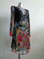 Beauregard tuniek jurk stenen/pailletten, medium viscose, Kleding | Dames, Verzenden, Zwart, Zo goed als nieuw, Maat 38/40 (M)