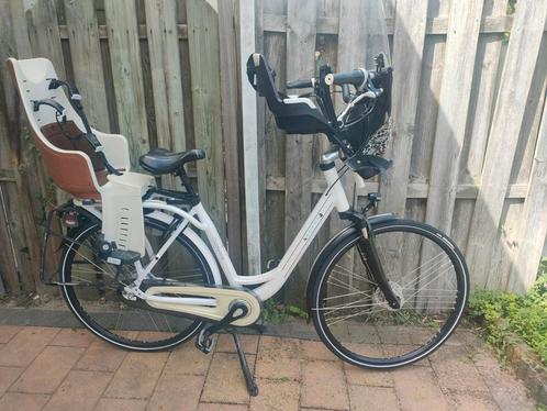 Sparta amazone 4 life moederfiets met twee kinderzitjes, Fietsen en Brommers, Fietsen | Dames | Moederfietsen, Gebruikt, Sparta