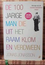 De 100-jarige man die uit het raam klom en verdween, Jonas Jonasson, Ophalen of Verzenden, Zo goed als nieuw, Nederland
