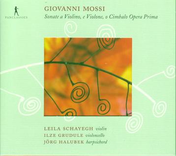 Giovanni Mossi, sonaten voor viool, cello en klavecimbel beschikbaar voor biedingen