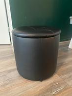 Ronde Nepleren Poef - Weesp, Huis en Inrichting, Ophalen, Gebruikt, Rond, Minder dan 50 cm