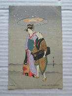 Ansichtkaart Japan - Geisha met dienstmaagd, Verzenden, Voor 1920, Ongelopen, Buiten Europa