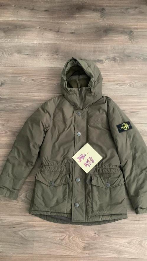 Vintage stone Island Micro reps Down jas, (ghost, shadow, cp, Kleding | Heren, Jassen | Winter, Groen, Ophalen