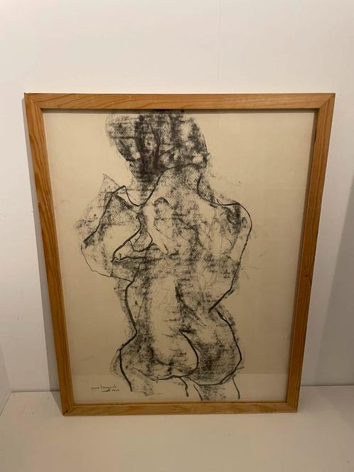 Anne Langerak NL | zes naakt modelstudies | 1996, Antiek en Kunst, Kunst | Tekeningen en Foto's, Ophalen