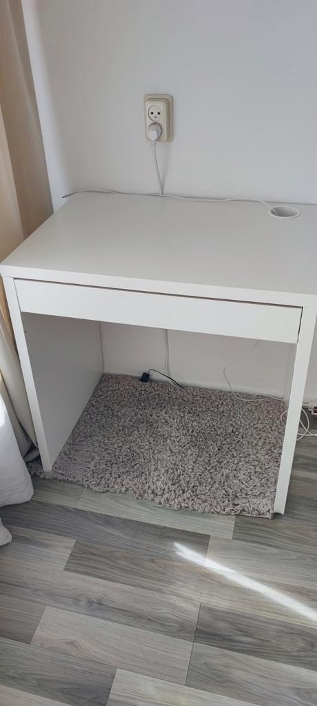 Wit Bureau met Lade, Huis en Inrichting, Bureaus, Ophalen