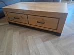 Massief eiken salontafel van De Bommel meubelen, Ophalen, 100 tot 150 cm, Eikenhout, 50 tot 100 cm