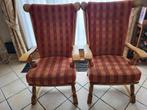 Stoelen, Huis en Inrichting, Stoelen, Ophalen, Gebruikt, Twee, Bruin
