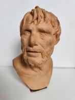 Seneca bust van echt terracotta, Antiek en Kunst, Ophalen of Verzenden