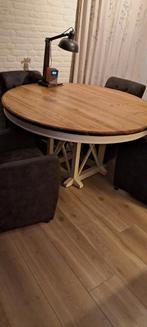 Ronde tafel, Huis en Inrichting, Ophalen, Gebruikt, Rond, Vijf personen of meer