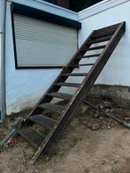 Stalen ijzeren trap, Doe-het-zelf en Verbouw, Ladders en Trappen, Ophalen, Zo goed als nieuw, 2 tot 4 meter
