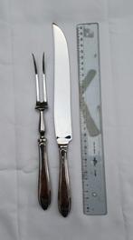 Gero 718 / 518 Trancheer couvert / Vleesmes / Vleesvork, Ophalen of Verzenden, Zo goed als nieuw, Rvs of Chroom, Vaatwasserbestendig