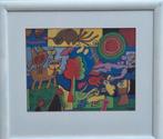 Corneille. Litho/print. 58/52 cm., Ophalen, 50 tot 75 cm, Oorspronkelijke maker, 50 tot 75 cm