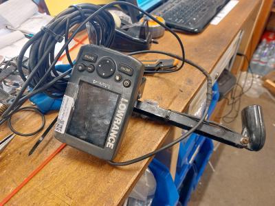 Lowrance Mark-4 Plotter/Fishfinder, Watersport en Boten, Bootonderdelen, Gebruikt