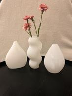 Vazen 3D geprint | Set 3 stuks |, Huis en Inrichting, Kunststof, Overige kleuren, Nieuw, Ophalen of Verzenden