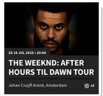 THE WEEKND: AFTER HOURS TIL DAWN TOUR | 2 Zitplaatsen | 425, Twee personen, Juli
