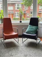 Adriano Tolomei – Double stoel – Italiaans design, Huis en Inrichting, Fauteuils, Ophalen, Gebruikt, Metaal, Design