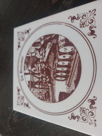 Vintage De Brouwer Tegel - Made in Italy beschikbaar voor biedingen