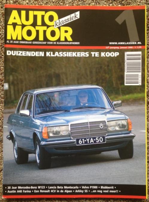 AMK: Mercedes W123, Volvo P1900, Lancia Beta, Renault 4CV, Boeken, Auto's | Folders en Tijdschriften, Zo goed als nieuw, Algemeen