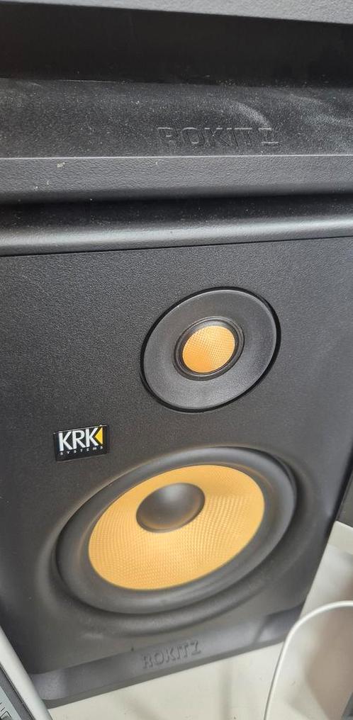 Rokit KRK 7 gen4 set, met dsp en app, Audio, Tv en Foto, Luidsprekers, Gebruikt, 120 watt of meer, Overige merken, Ophalen