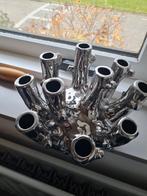 Tulpenvaas zilvergrijs, Huis en Inrichting, Woonaccessoires | Vazen, Overige materialen, Overige kleuren, Ophalen of Verzenden