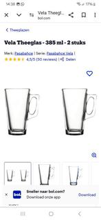 4 groot thee glazen, Verzamelen, Glas en Borrelglaasjes, Ophalen, Zo goed als nieuw, Overige typen