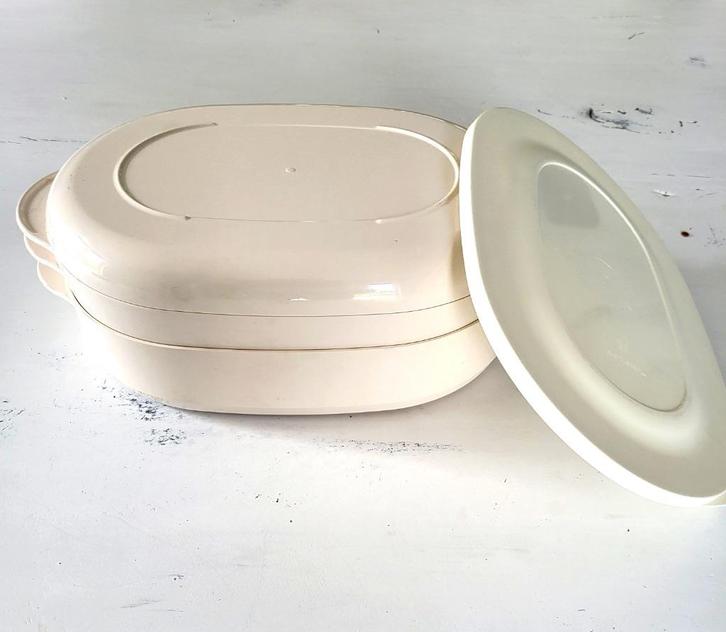 Tupperware ,Magnetronstomer, dozen, mengkom, opbergpotje, Huis en Inrichting, Keuken | Tupperware, Nieuw, Overige typen, Groen