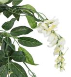 Kunstplant kunstboom wisteria 80 cm groen wit GRATIS BEZORGD, Verzenden, Nieuw, Binnen