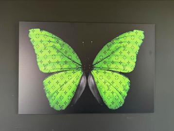Green butterfly LV Louis Vuiton diamonds beschikbaar voor biedingen