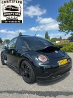 Volkswagen New Beetle 1.8 110KW 2005 Zwart ABT TURBO DEFECT, Auto's, Volkswagen, Voorwielaandrijving, 65 €/maand, Beetle (Kever)